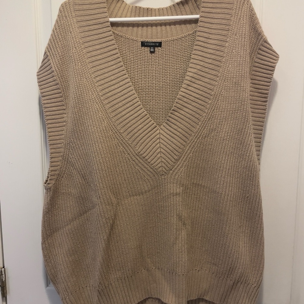 Dynamite V-Neck Sweater Vest
